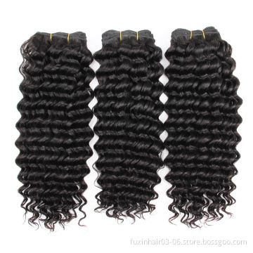Qingdao Different Length Human Hair Extension Natural Color Brazilian Hair WEAVING Body Wave Non-remy Hair